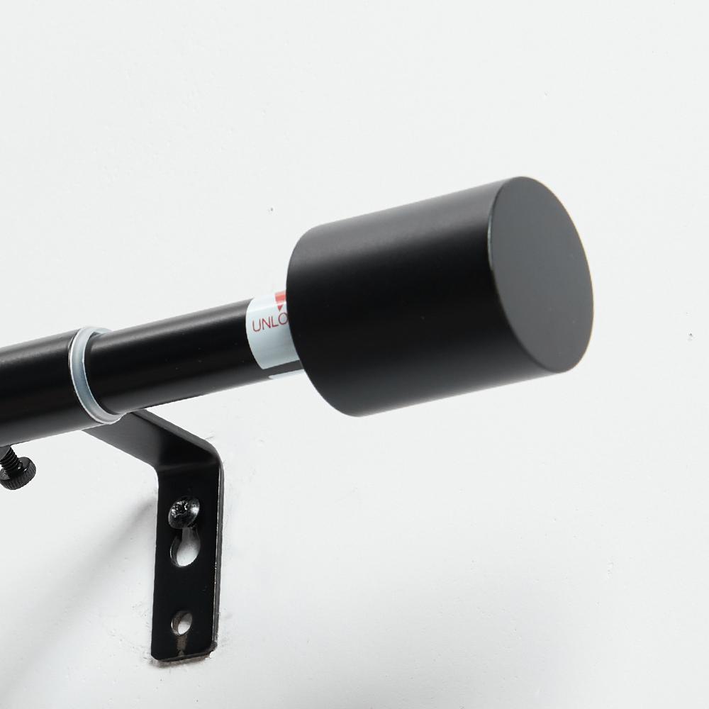 Deconovo Adjustable Heavy Duty Curtain Rod - Telescopic for Bedroom/Living Room, Easy Install (3/4" Steel, Brackets & Finials, Grommet/Tab) Deconovo Adjustable Heavy Duty Curtain Rod - Telescopic for Bedroom/Living Room, Easy Install (3/4" Steel, Brackets & Finials, Grommet/Tab)