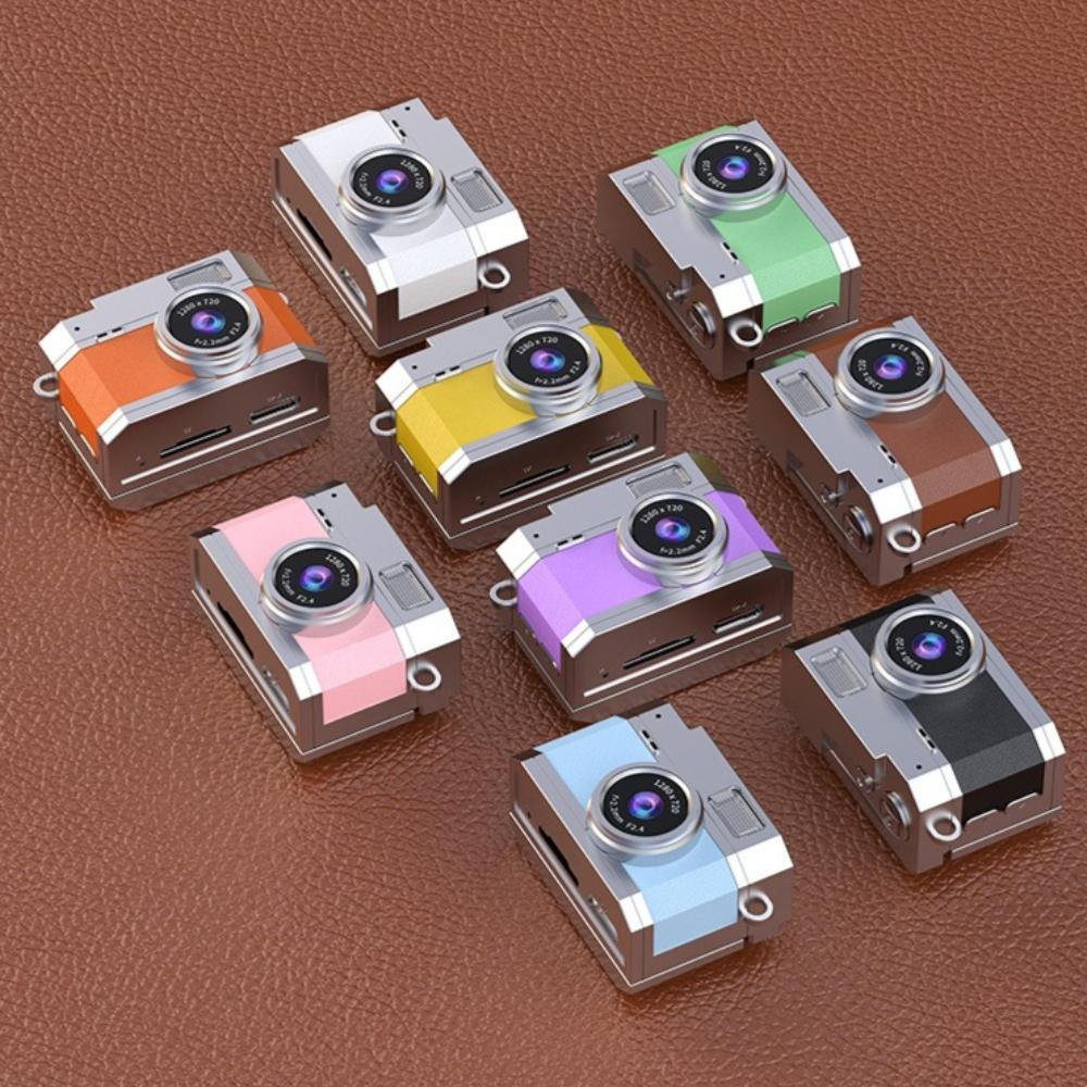 Mini Keychain Digital Camera (Including 32GB Memory Card, Card Reader and Adapter) It Supports Photo Taking and Video Recording, and Is A CCD Flip-screen. It Is An Awesome Gift for Holidays and Christmas, Pocket Camera, Digital Camera Recorder