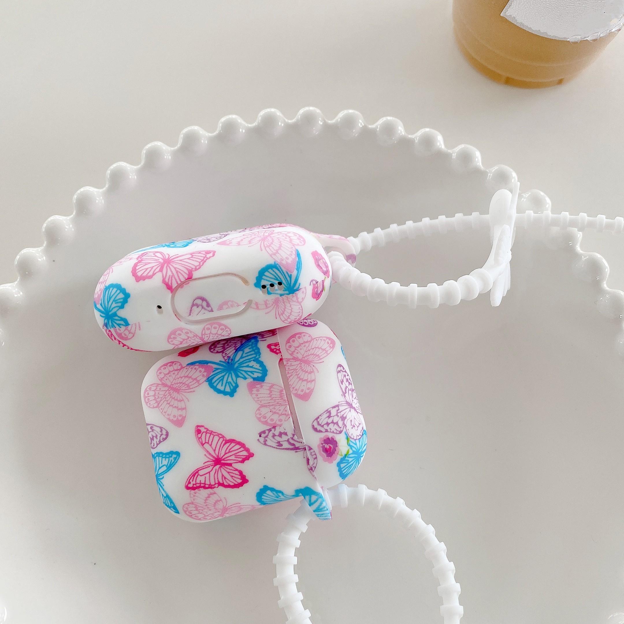 Irregular Butterfly Flowers for Apple Airpods Pro 2 Earphone Case Protector Silicone Wireless Earphone for Airpods 1 2 3 Cases