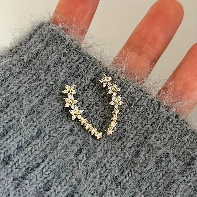 Stainless Steel Floral Earrings for Women, Elegant Border Design, Hypoallergenic Flower Studs, Valentine's Gift, Wedding & Daily Jewelry