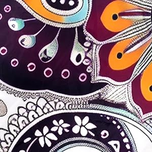 Bohemian Paisley Floral Shower Curtain Purple and Black Flower Pattern Boho Bathroom Shower Curtain Retro Abstract Bathroom Curtain with Hooks 72Lx72W Inch Polyester Fabric Bath Curtain