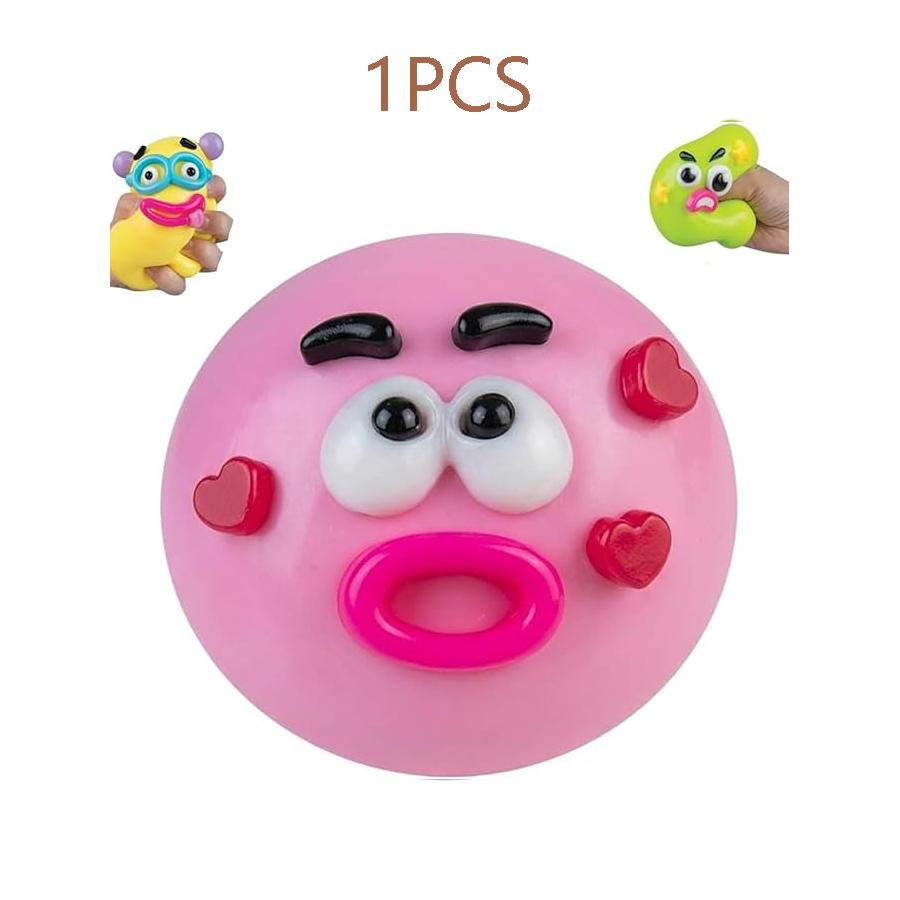 LDSK Smushers Squishy - Curiosities Smushers Dog Face Swap Squishy Soft Moldable Cute Slow Rise Relaxing Sensory Fidget Relief Anxiety Stress Fun with Interchangeable Faces for Tactile Play Fun