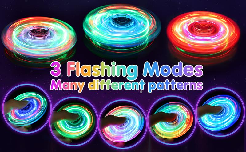 Fidget Spinner for Kids 2 Pack, Light up Sensory Fidget Toys for Boys Girls Teens, Glow Fidget Spinners Classroom Prizes for Kids 4-8-12, Autism ADHD Toys for Age 5-7 Stress Anxiety Relief Fidgets Fidget Spinner for Kids 2 Pack, Light up Sensory Fidget Toys for Boys Girls Teens, Glow Fidget Spinners Classroom Prizes for Kids 4-8-12, Autism ADHD Toys for Age 5-7 Stress Anxiety Relief Fidgets