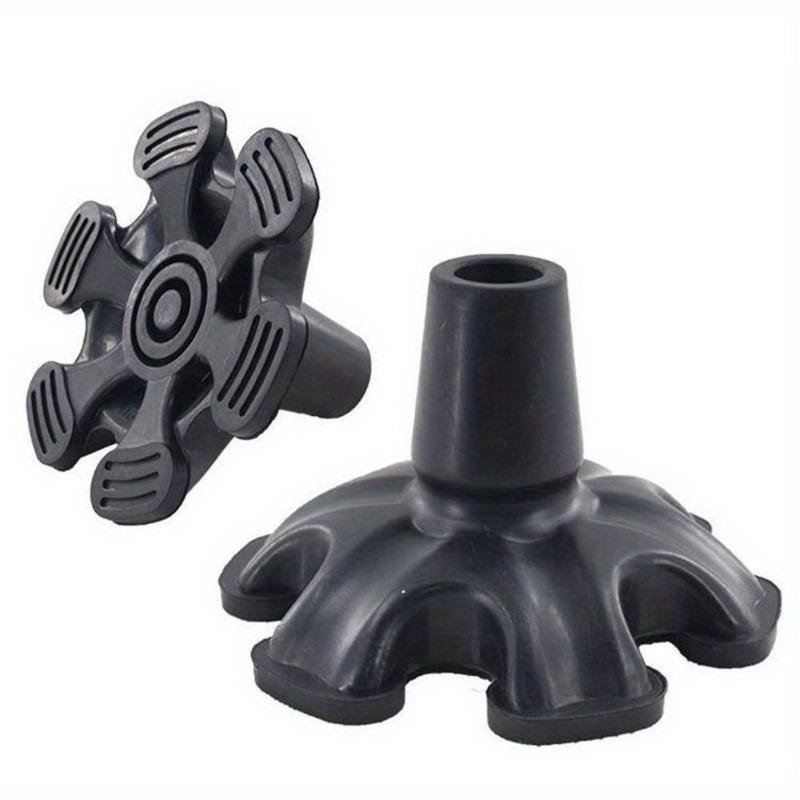 1pc Replacement Cane Tips Portable 6 Support Self-Standing Walking Cane Tips Folding Canes Universal Rubber Foot Hiking Gear Hiking Essentials