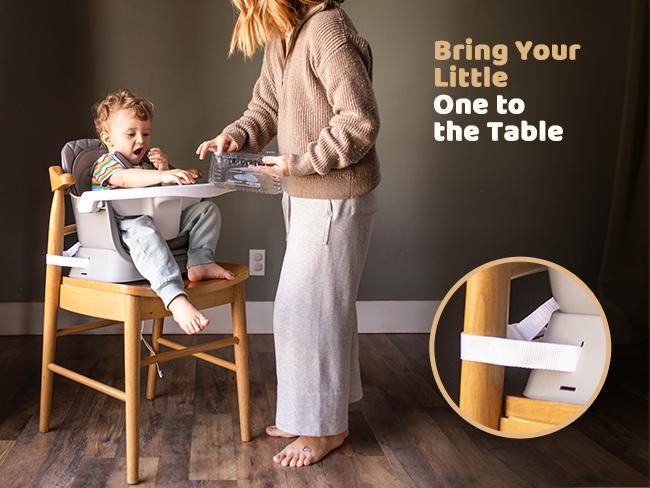 HARPPA 8-in-1 Convertible Baby High Chair, Adjustable Heights Feeding Chair & Booster Seat, Activity Table & Chair for Toddlers, Eazy to Clean, Baby Items, Toddler Girl Stuff