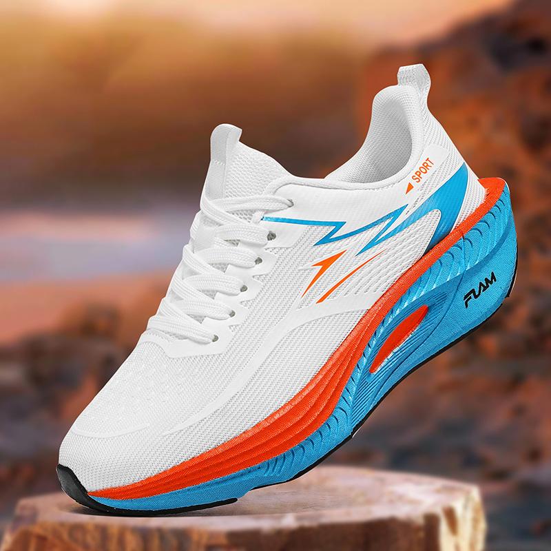 Unisex Spring New Casual Athletic Workout Sneakers Summershoes Comfortable Soft Lightweight Running Thick Sole, Ideal for Men Indoor Gymshoes Outdoor Running Size 36-45