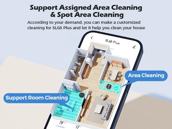 Lubluelu SL68 Plus Smart Robot Vacuum and Mop with Auto-Empty Dock, 5500Pa Strong Suction, 60-Day Large Dustbin, LiDAR Navigation, Alexa & App Control – for Pet Hair, Floors & Carpets