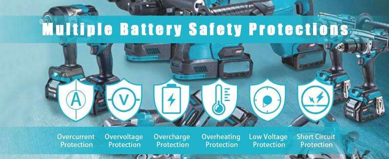 18V Batteries Fit for Makita 18volt Cordless Power Tools with 6000 mAh High Capacity,BL1860B BL1820B BL1830B BL1840B BL1850B LXT-400 chainsaw