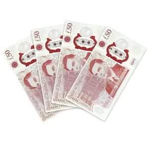 100pcs British Pound Pet Memorial Coins, Pet Memorabilia Collection, Collectible Coin Props, Pet Tribute Paper Currency