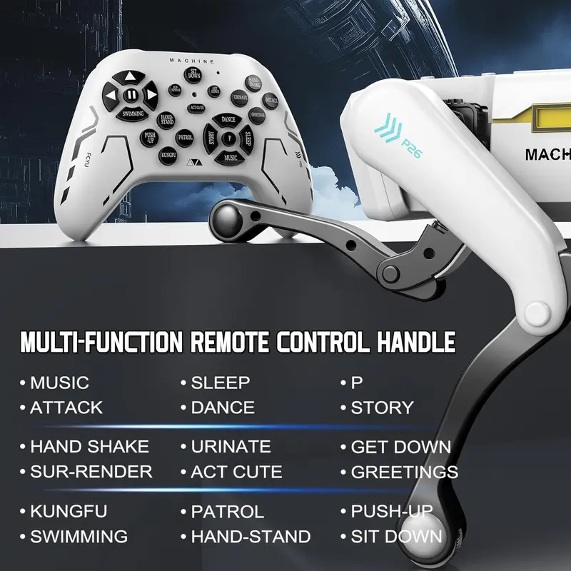 Product Introduction of (Akeleo)Programmable AI robot dog - Voice control, 25-meter stable connection, learning skills and patrol functions - Interactive STEM learning toy suitable for children - Ideal birthday and Christmas gift 9