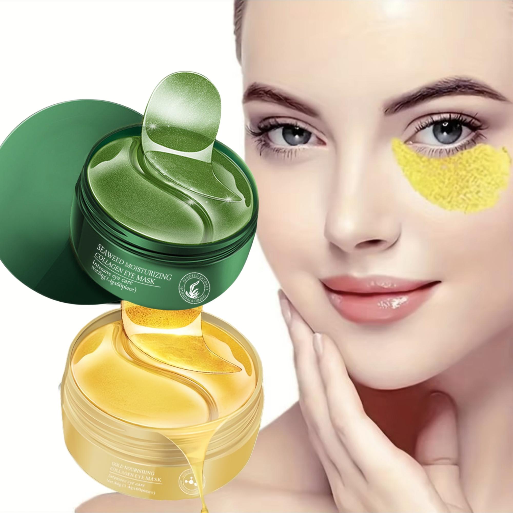 Moisturizing Collagen Eye Mask, Depuffing Eye Patches, Hydrating Eye Care, Hydrating and Firming Under-Eye Treatment for Dark Circles and Puffiness #GLOBAL PICKS