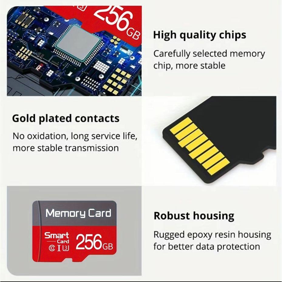 Multi-Purpose Micro SD Card Mini Storage Card, Flash Memory Micro SD Card, Suitable for Tablets/cameras/phones, Mobile Device Accessories