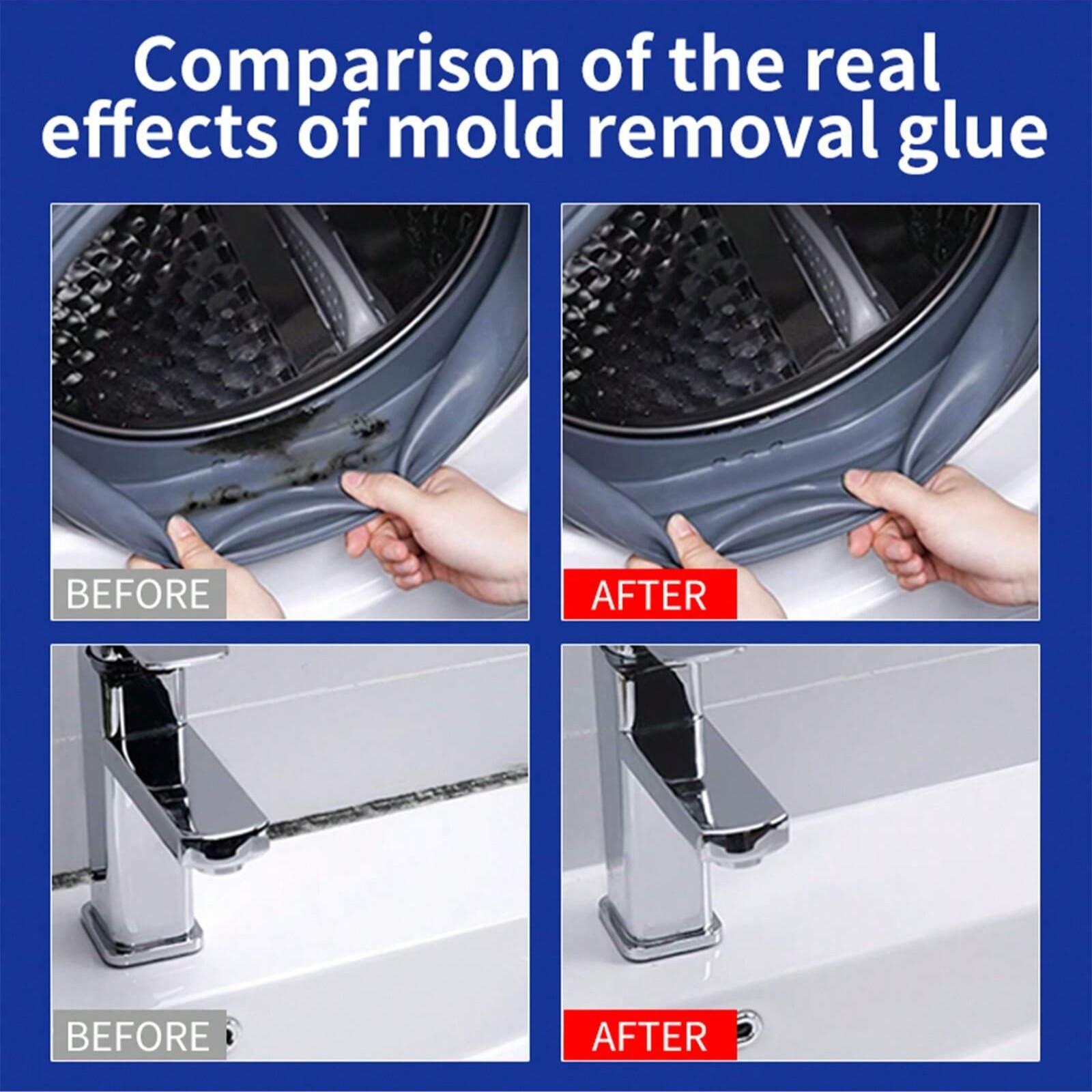 Mold Remover Gel Cleaner, Kitchen Refrigerator Washing Machine Toilet Sink Mold Killer, Effective Mildew Stain Removal Agent