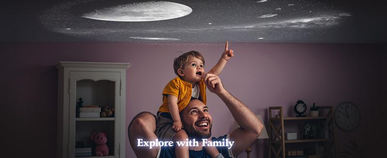 Galaxy Projector 13 in 1 Planetarium Star Projector Realistic Starry Sky Night Light with Solar System Constellation Moon for Kids Adults Bedroom Ceiling Home Theater Living Room Decor Led Multicolor