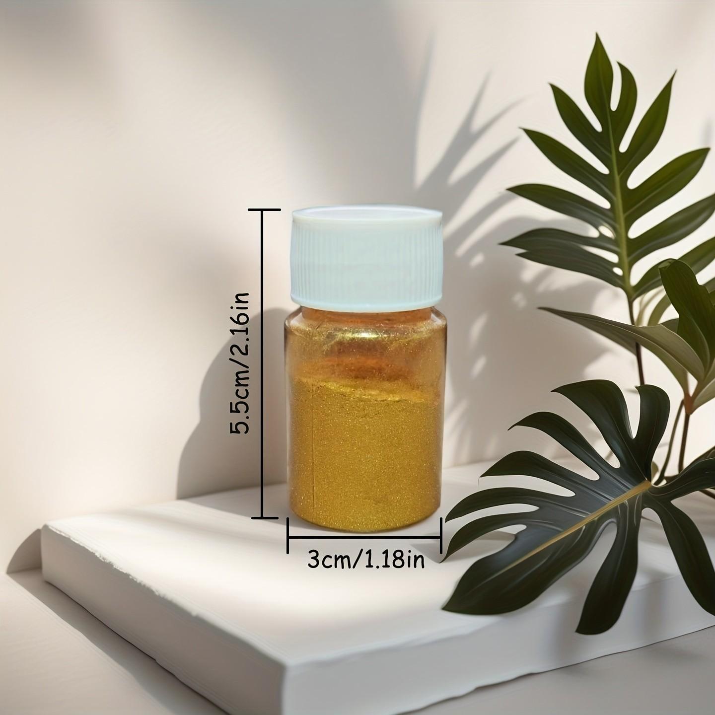 2 Pcs/set 20ML Mica Flake Powder, High Shine Glitter Pigment for Resin, Slime, Candles, Wood Furniture, DIY Crafts