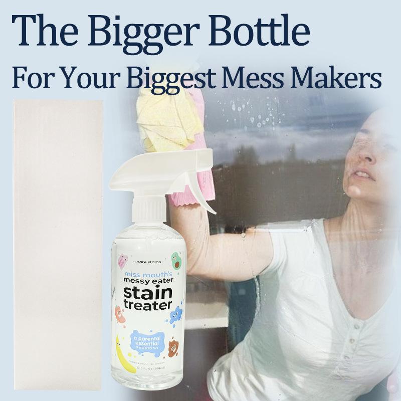 Quick Action Laundry Stain Remover, Stain Treater Spray, Effective Stain Removal, Portable Stain Removal Spray for Oil and Grease, Deep Cleaning Formula for Travel and Home Use