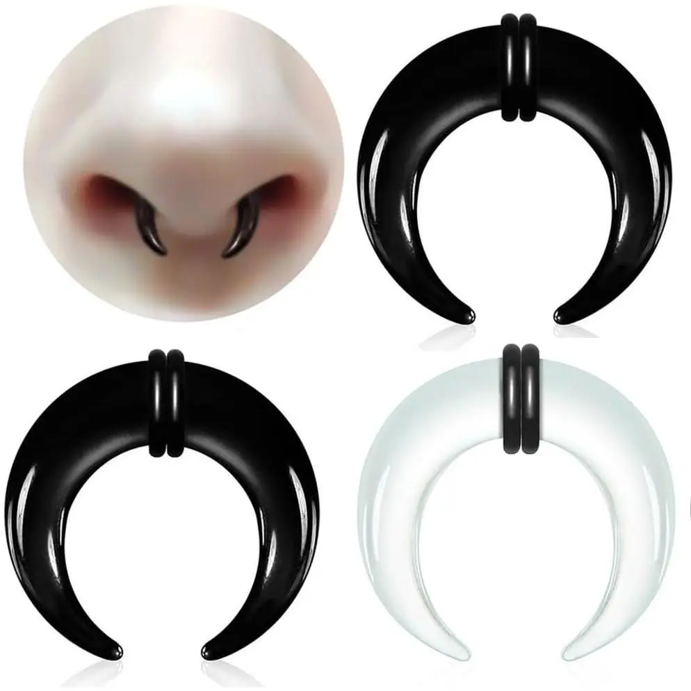 2 Pieces Black + 1 Piece Clear