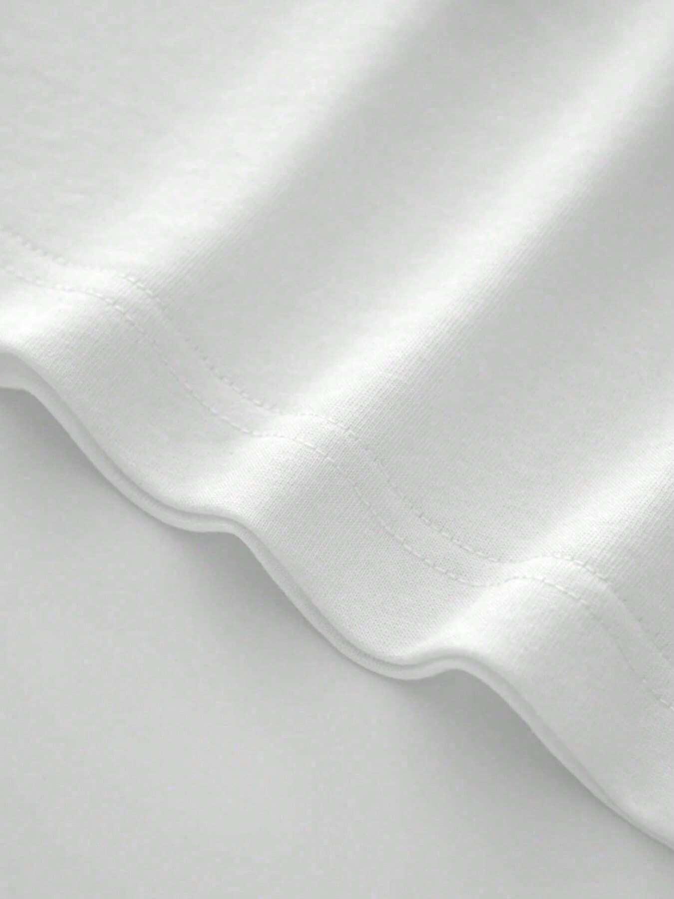 Men's Regular Fit Star & Moon Print Round Neck Tee, Casual Comfy Short Sleeve T-shirt for Daily Wear, Men's Top for All Seasons, Tropical, Casual Style Graphic, Casual Street Fashion