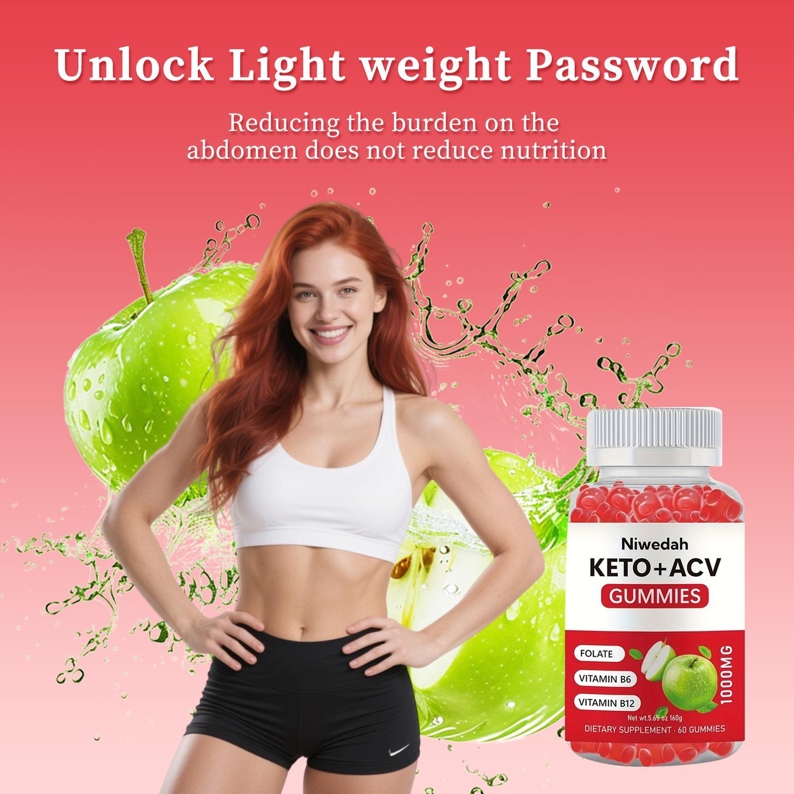 Zero Sugar Apple Cider Vinegar Probiotic Gummies｜3-in-1 ACV + Vitamin B12 & D3｜Gut Health, Bloating Relief & Women’s Balance｜Fitness & Healthcare Supplement