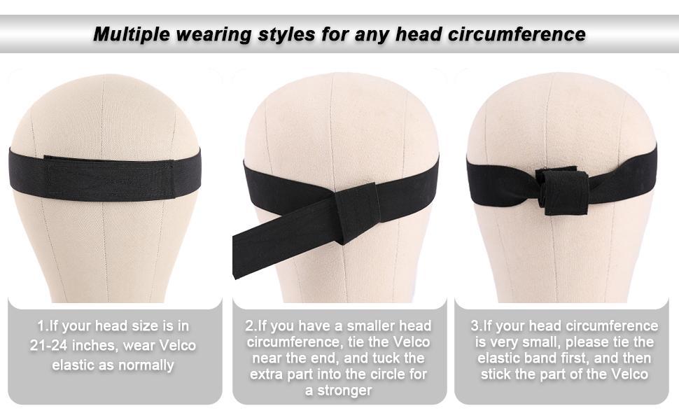 1pcs Wig Band For Melting Lace Band Elastic Bands For Wig Edge Lace Frontal Melt Adjustable Wrap To Lay Scarf Keeping Grip No Slip