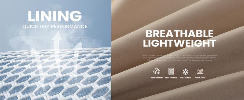 Gihuo Men's Fishing Vest Utility Safari Travel Vest with Pockets Army Green Beige Sleeveless Gilet Lightweight Breathable Waterproof Quick Dry Multi Pockets Casual Menswear