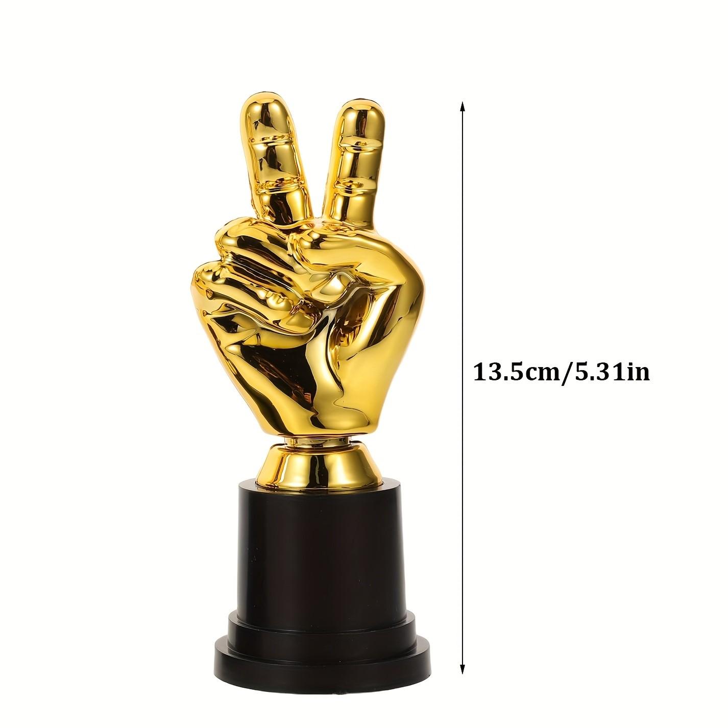 Mini Finger Custom Trophy Set, 1-24 Pieces, Perfect for Parties, Sports Events, Team Games, Award Recognition, Compact Design