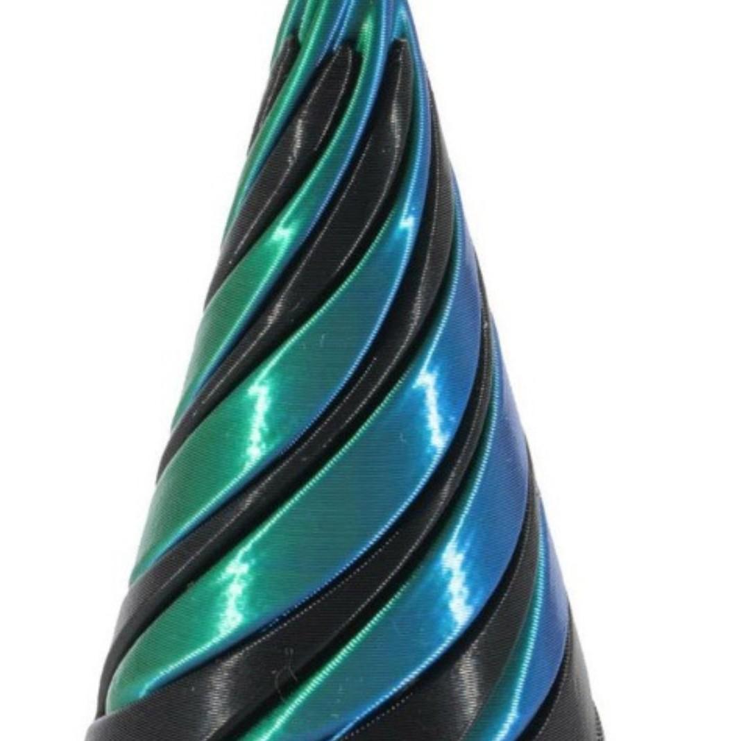 3pcs Asymmetrical Spiral Cone Fidget Toys, 3D Printed Anxiety Relief Desk Decor, Mini Vortex Line for Stress Relief, Ideal for Car & Home