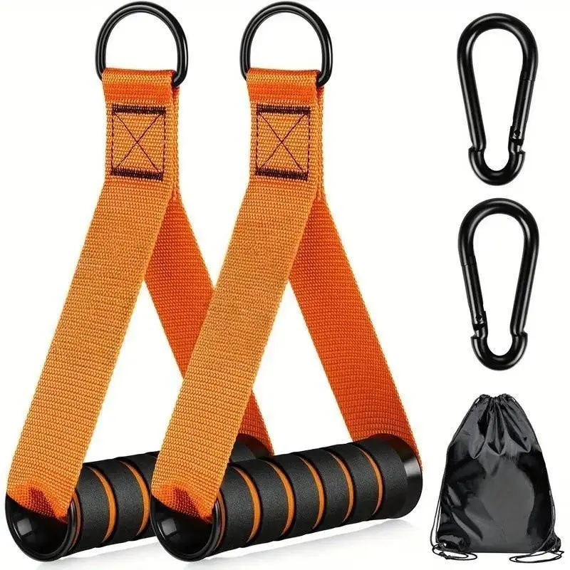 Back Resistance Pull-Up Accessories, Fitness Equipment Accessories, Two-Color Pull-Up Handles, Tension Rope Handles