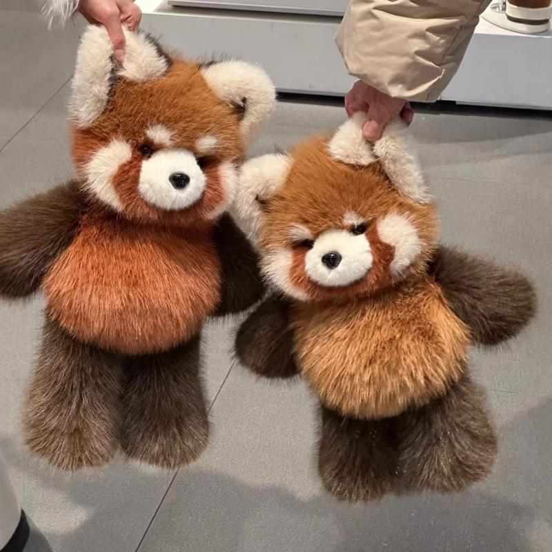 Kawaii Highland Raccoon Stuffedtoy - 55cm Stress Relief Toy, Premium Soft Fabric Plush, Huggable Companion, Soft Cuddly Gift, Cuddly Stuffed Animals, Soft Adorable Stuffed