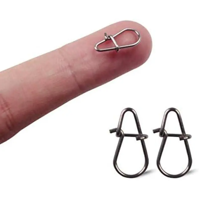 Outdoor sports 100pcs/pack Fishing Nice Snaps Power Clips Fast Snaps Fishing Speed Clips 25LB 30LB 40LB
