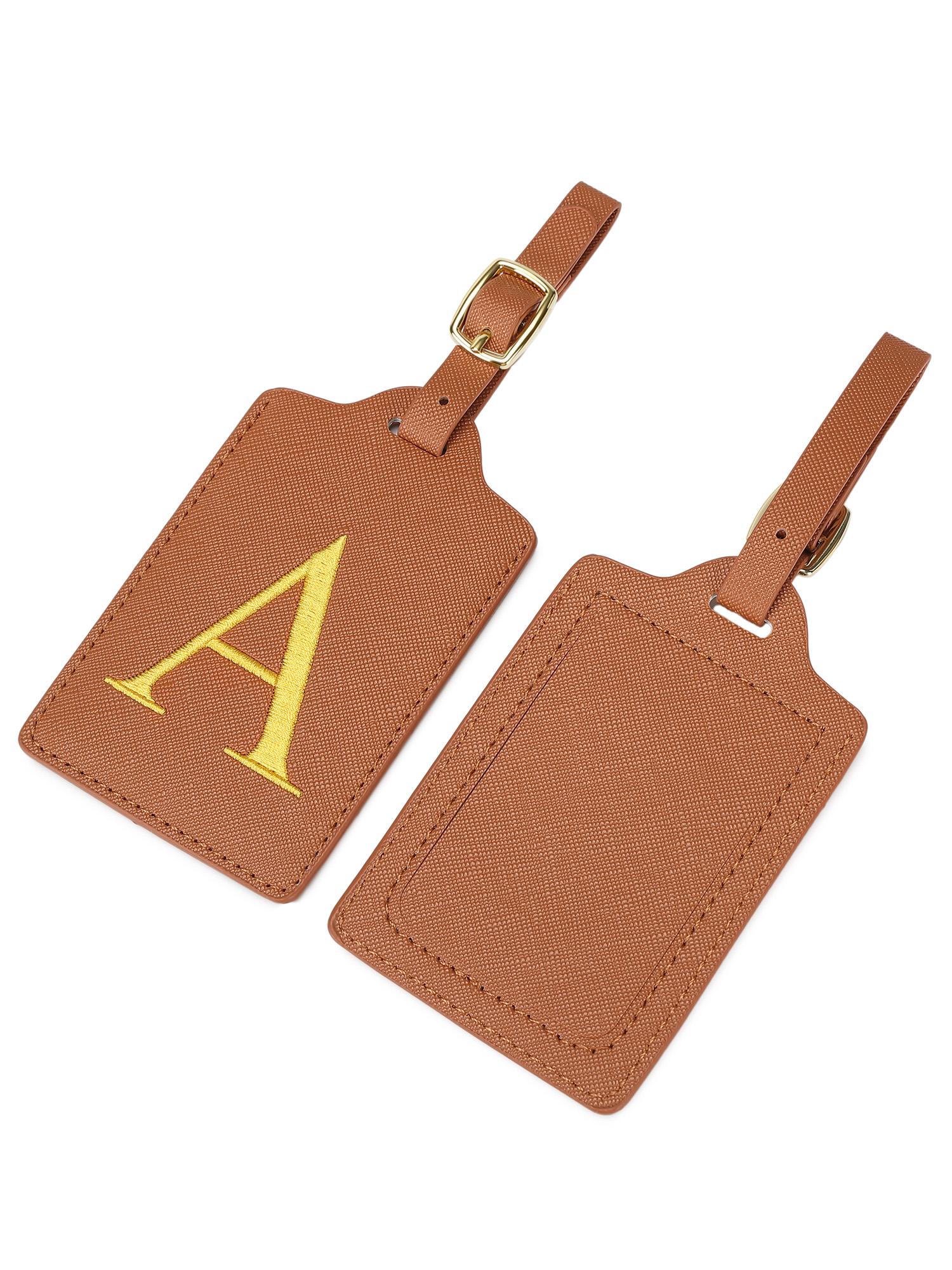 Name ID Luggage Tag, Personalized Letter Tags, Fashion Bag Charms, Bag Pendant, Bag Decoration, Essential for Women's Daily Travel, Cruise Trip Must-Have, Durable and Lightweight Design