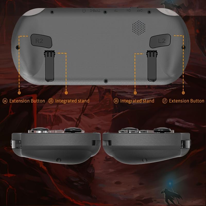 WUDS SF3000 handheld retro games 4.5 Inch IPS Screen Games Machine, Wireless Mini Portable Game Player, Gaming & Consoles for Boy Gift