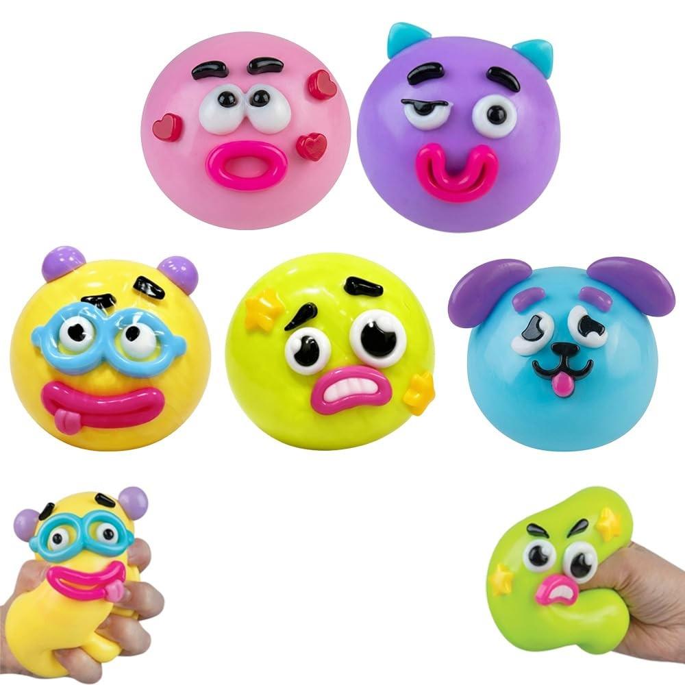 NEW Smushers Squishy - Curiosities Smushers Dog Face Swap Squishy Soft Moldable Cute Slow Rise Relaxing Sensory Fidget Relief Anxiety Stress Fun Desk Accessory for Adults