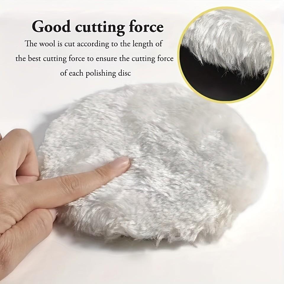 5pcs Set of Car Polishing Pads Designed for Drills - Including 3'' or 4'' Buffing Pads, Backing Plates and Adapter, Fit for Sanding, Polishing and Waxing Pads