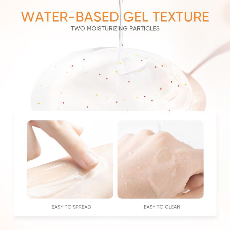 Orange Scented Exfoliator Clear Gel Gentle Exfoliation Exfoliating Gel Nourishing & Moisturizing Deep Cleansing Face & Body Suitable for All Skin Types