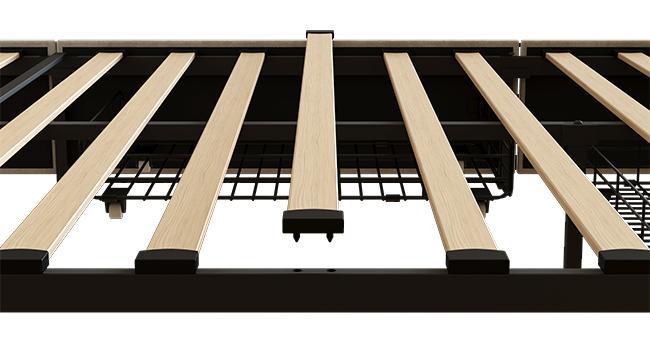 Vabches Bed Frame with LED Light and 3 Drawers Storage, Upholstered Velvet Platform Bed Frame with Charging Station, Wingback Tall Headboard, No Box Spring Needed