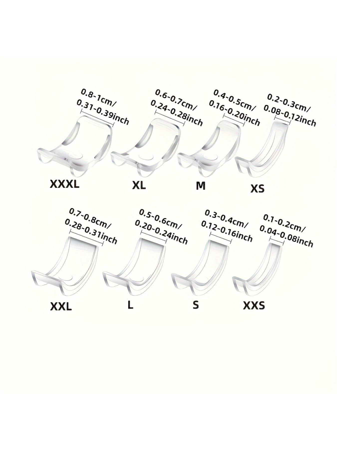 8-Piece Adjustable Ring Sizer Set, Non-Slip Comfort Fit, Multiple Sizes for Loose Rings, Portable Jewelry Sizer, Fits All Finger Sizes