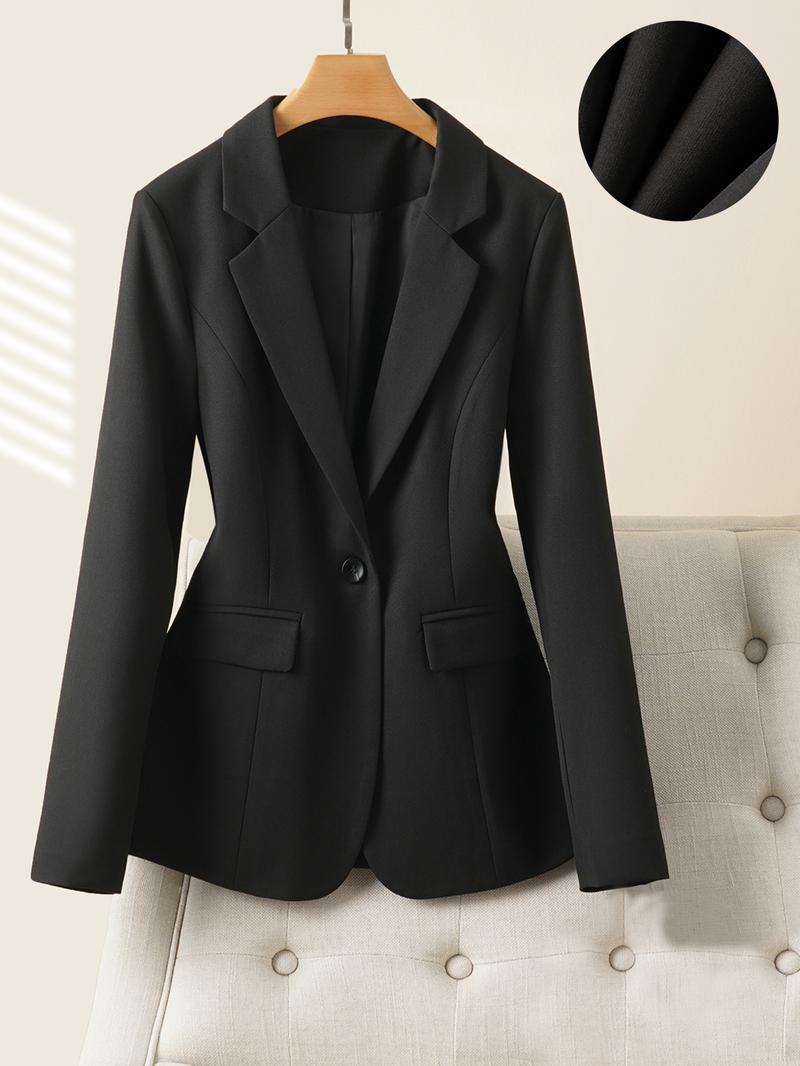 Women's Fashion Blazer Jacket, Professional Office Wear, Stylish Ladies Suit Coat, Elegant Workwear Outerwear for Women