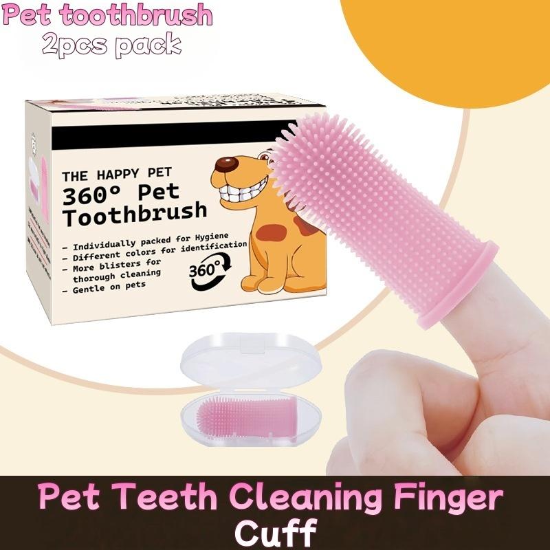 High-Quality New Dog Toothbrush Set, 360° Cat & Dog Brushing Kit, Premium Gel Toothbrushes for Pets, Single Item Pack