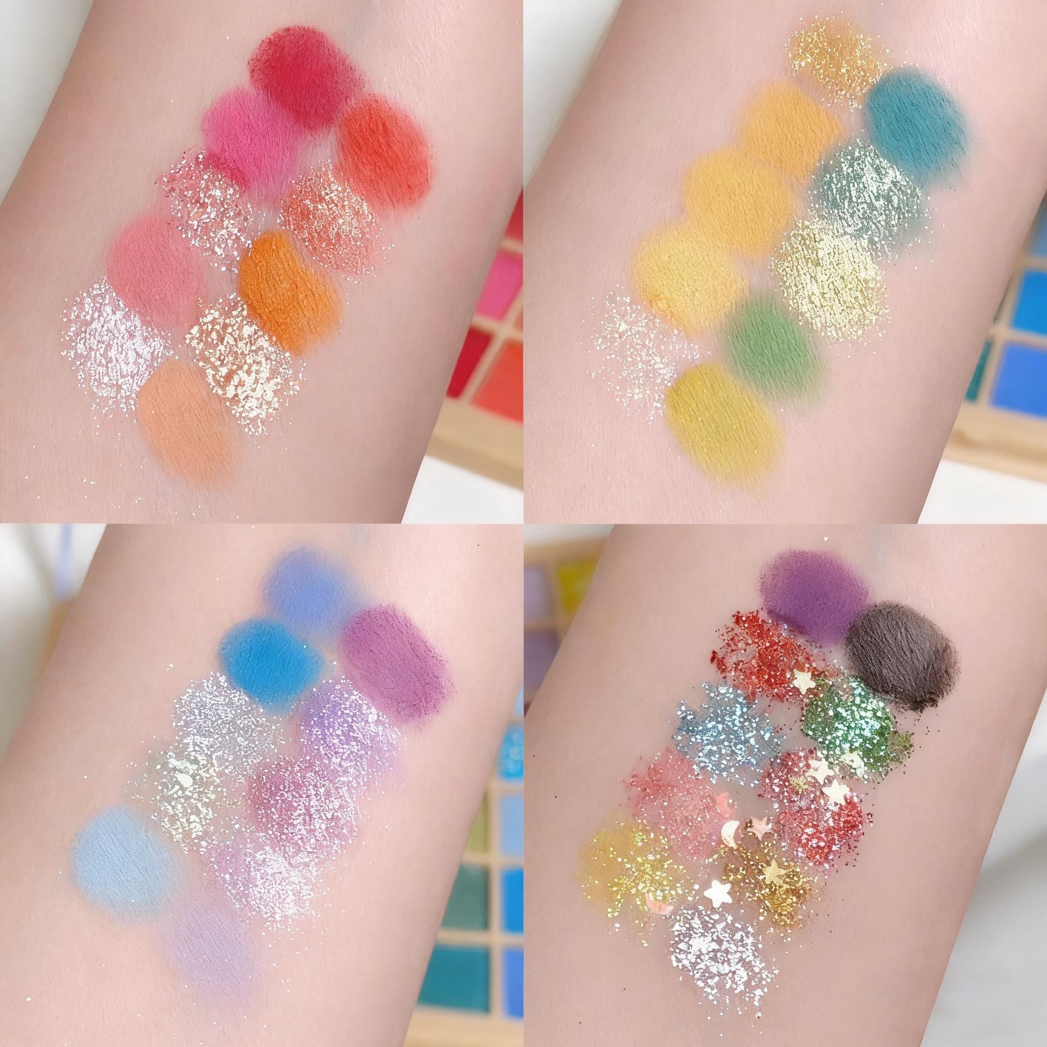 K'apine 40 Color Shimmer Matte Eyeshadow Palette, Professional Eye Makeup, High Pigment Long-Lasting, Perfect for Parties Daily Cosplay