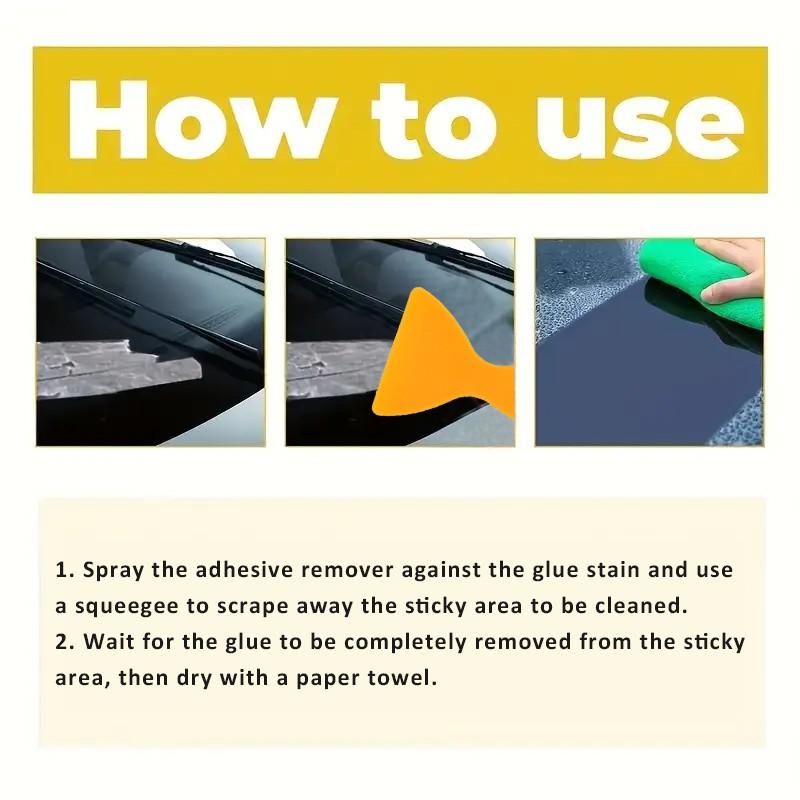 Jstree Powerful Adhesive Remover, Removes Unwanted Stickers & Double-Sided Tape Residue, 120ML Cleaning Solution, Effective De-Glue Agent