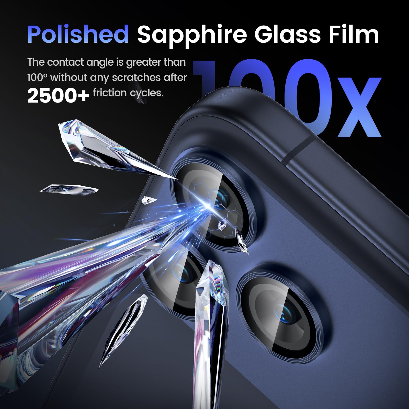 BKIBD for iPhone 17 Pro Max Camera Lens Protector, Metal Aluminum Alloy Tempered Glass Cover Camera Screen Protector Smartphone Accessories, Case Friendly