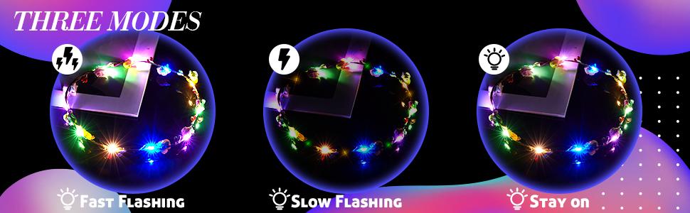 40 Pcs Birthday Party LED Flower Crown Wreath Light up Flower Headband Garland Headdress Floral Headpiece for Women Hair Accessories Decor Holiday Birthday Wedding Party 40 Pcs Birthday Party LED Flower Crown Wreath Light up Flower Headband Garland Headdress Floral Headpiece for Women Hair Accessories Decor Holiday Birthday Wedding Party
