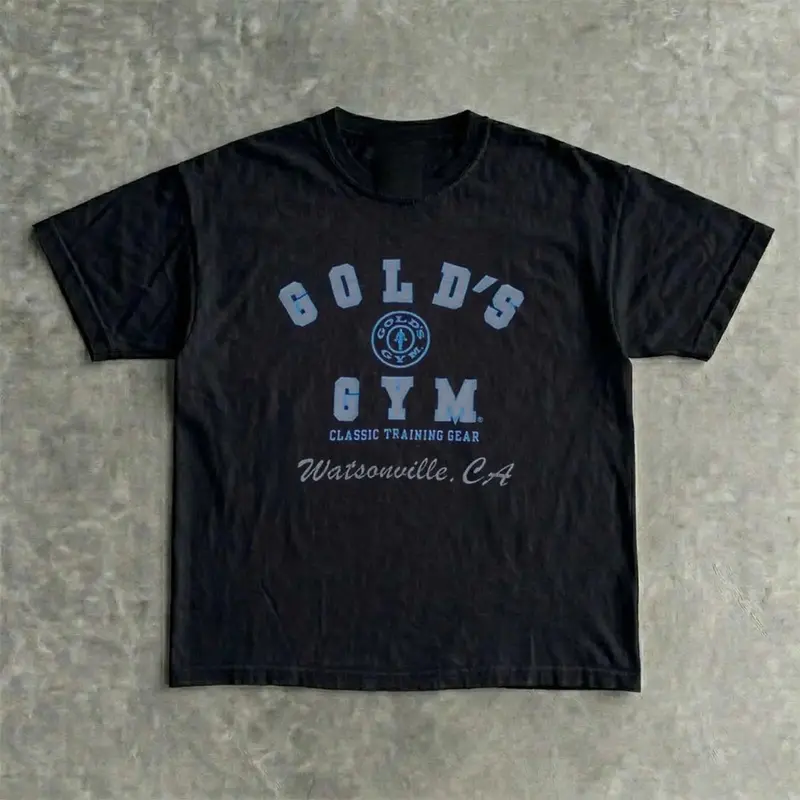 Gold’s Gym Vintage T-Shirt |   Classic Fitness Graphic Tee |   Bodybuilding Shirt |   Old School Gym Wear |   Unisex Streetwear