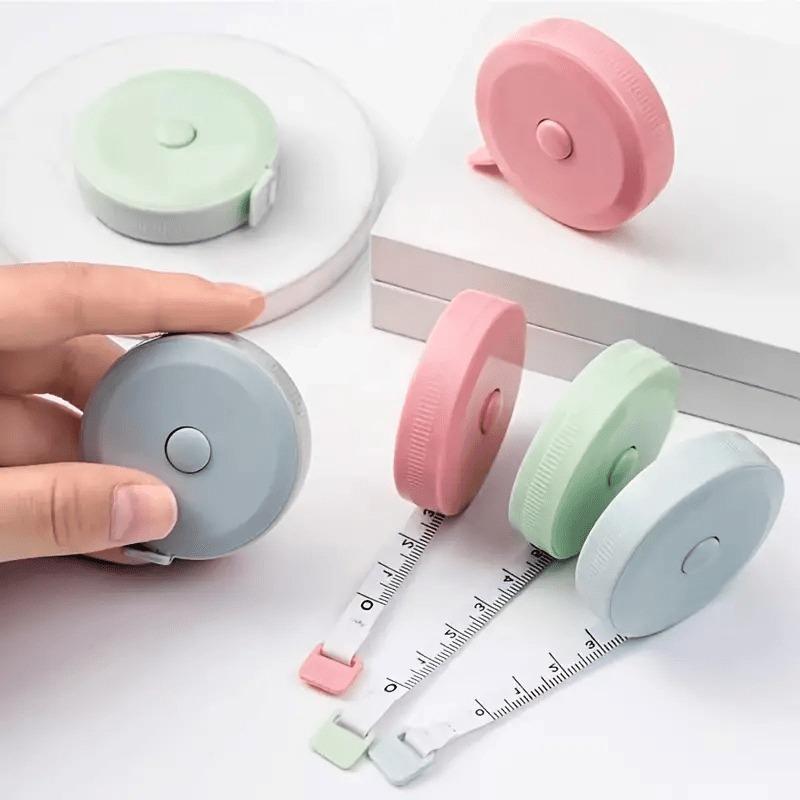 1pc Mini small tape measure, 1.5-meter plastic tape measure, tape measure, telescopic measuring ruler