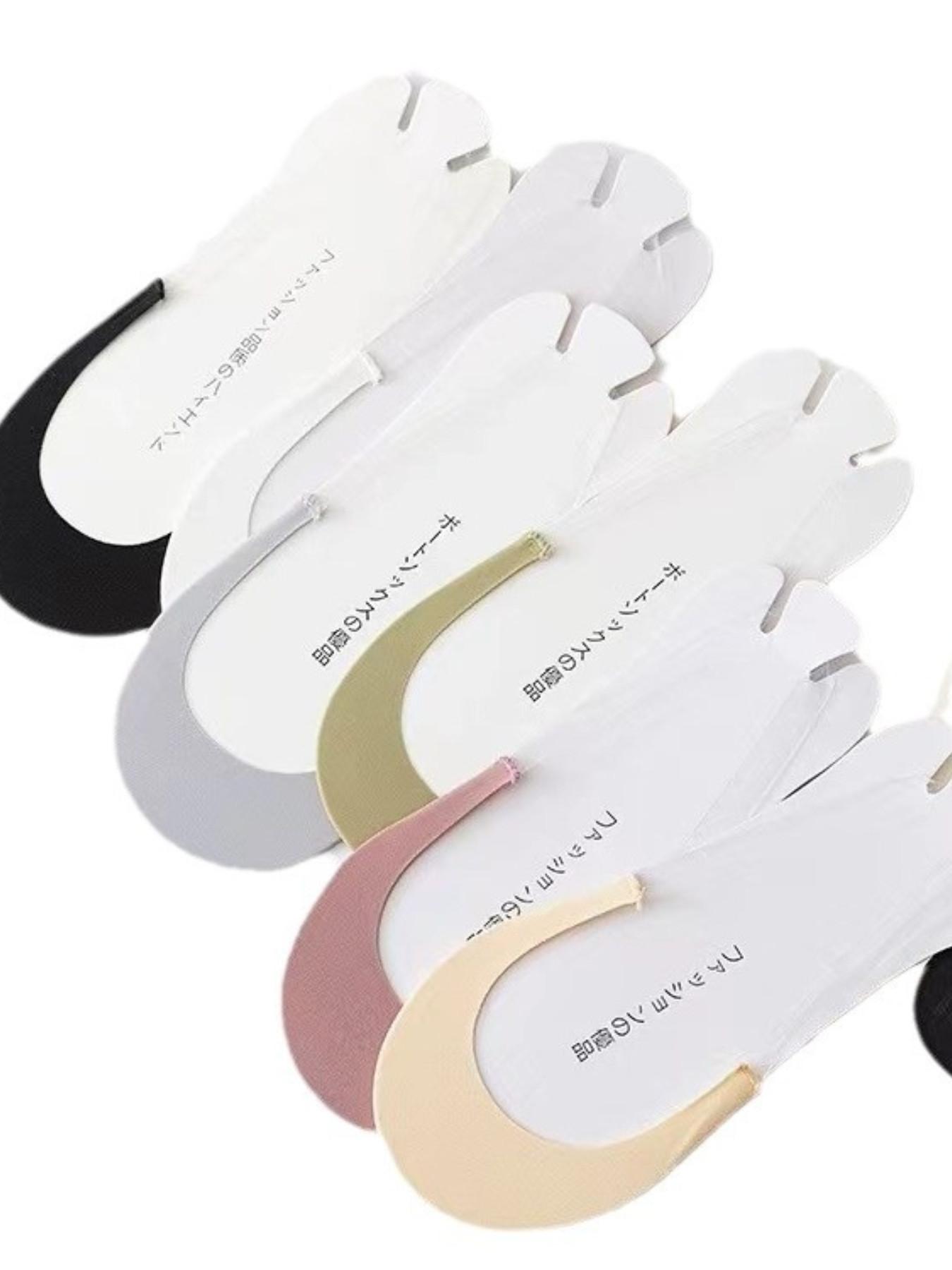 Women's Invisible Boat Socks, Lightweight Ice Silk, Anti-Slip Heel Grip, Breathable Low-Cut High-Heeled Shoes, Multiple Colors Available