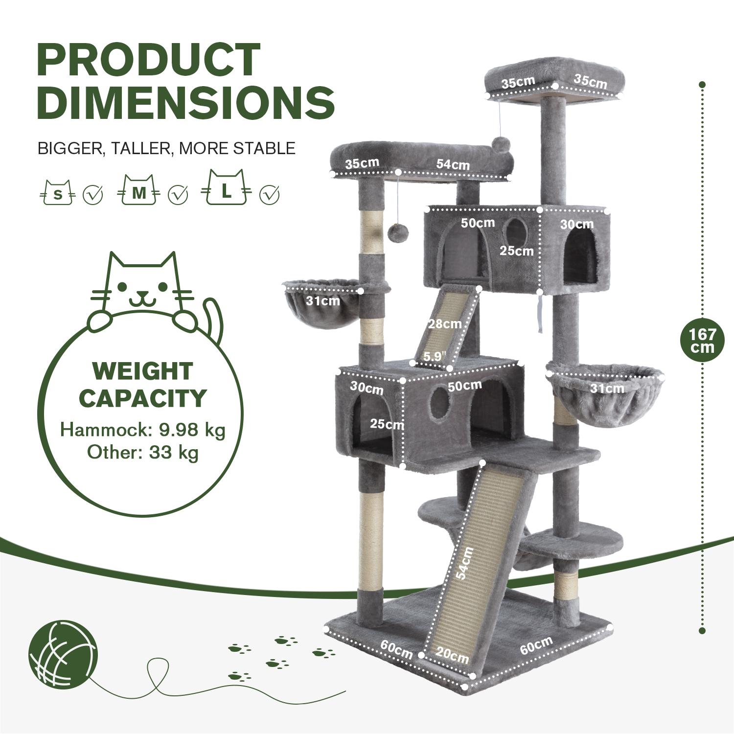 MUTICOR 65in Multi-Level Cat Tree Tower for Indoor Big Cats with Cozy Plush Perches,Cat Condo,Sisal Scratching Posts & Hammock and Baskets#TikTokShopBlackFriday #ChristmasGifts MUTICOR 65in Multi-Level Cat Tree Tower for Indoor Big Cats with Cozy Plush Perches,Cat Condo,Sisal Scratching Posts & Hammock and Baskets#TikTokShopBlackFriday #ChristmasGifts