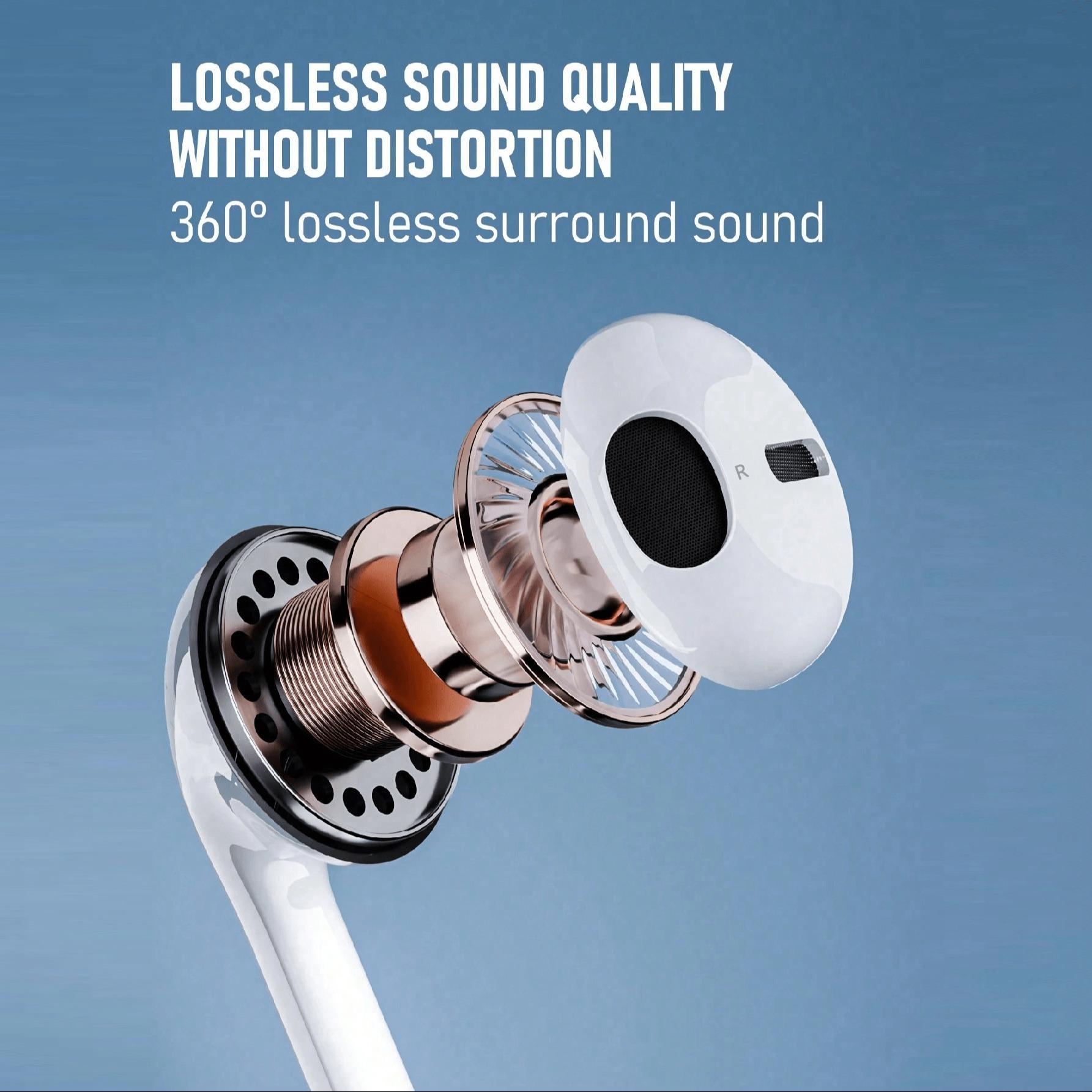 Wired In-Ear Headphones with Apple Lightning, Android Type-C, and 3.5mm Jack, Compatible with Mobile Devices, Low Power Consumption