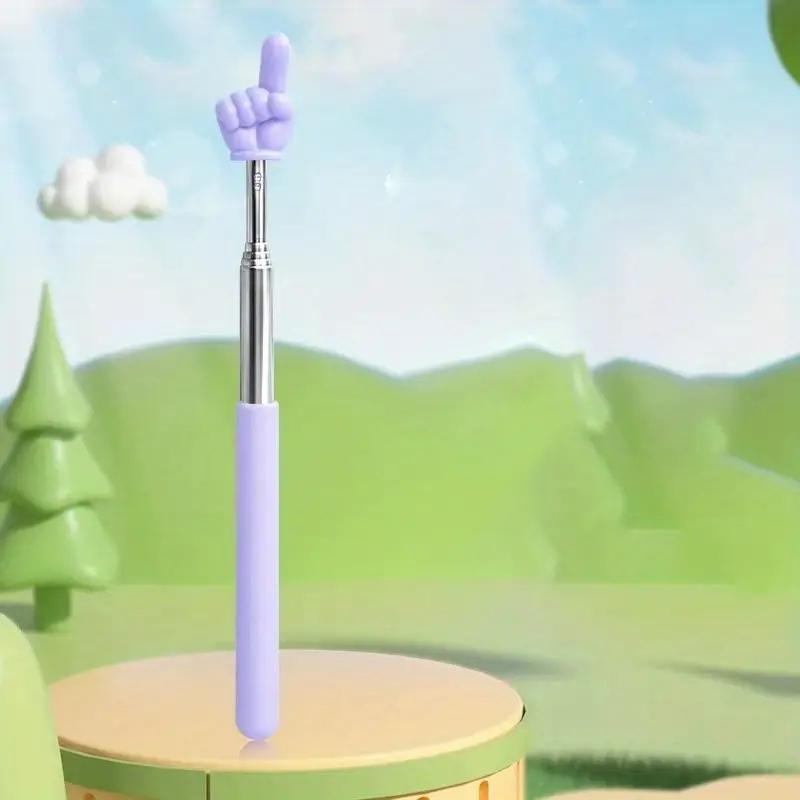 5 Pack Retractable Teacher Pointer Sticks, Mini Classroom Pointers for Elementary School Teachers, Back-To-School Gift, Random Colors, Classroom Supplies