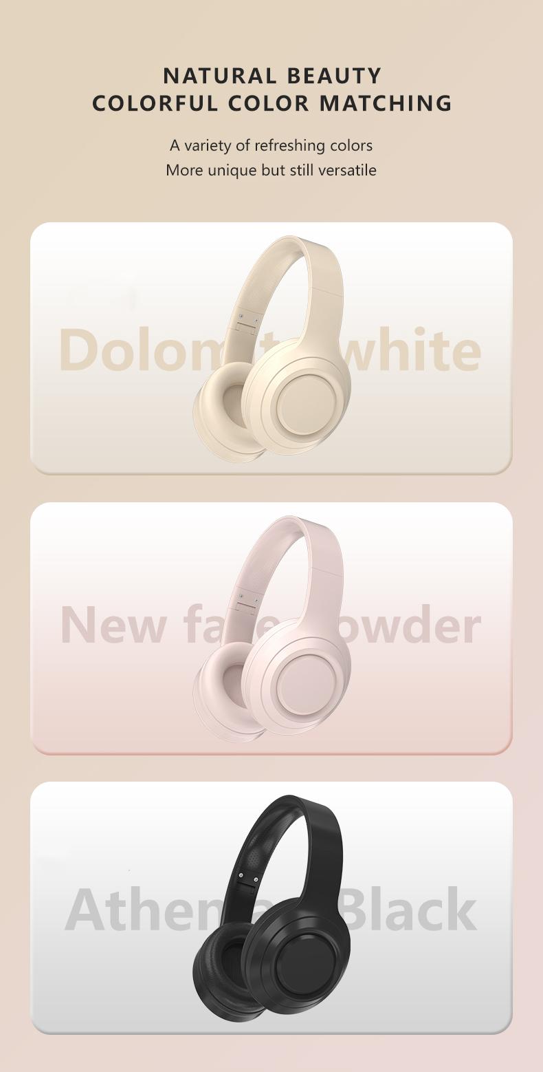 Wireless Gaming Headphones, Foldable Gaming Bluetooth-Compatible Headset with Built-in Microphone, Portable Foldable Headset for Home, Outdoor & Gym Use, Wireless Headset Audio Gift, Headphones for Sports